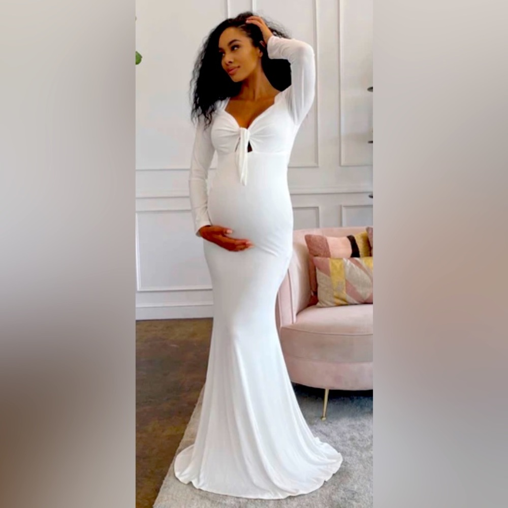 Elegant White Maxi Dress